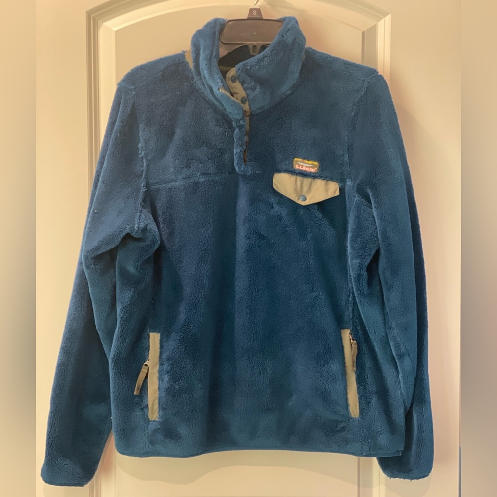 LL Bean fleece pullover size medium